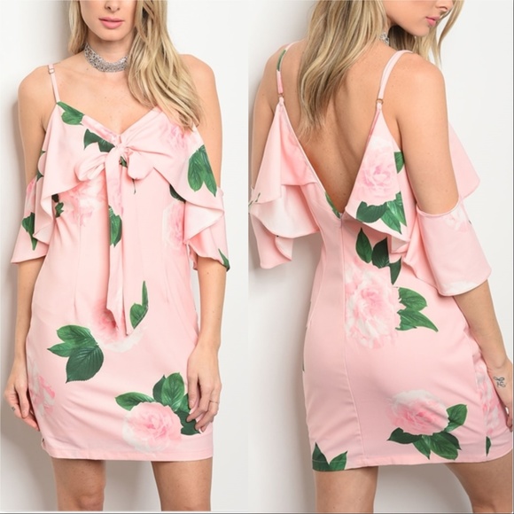 . Dresses & Skirts - PINK FLORAL DRESS